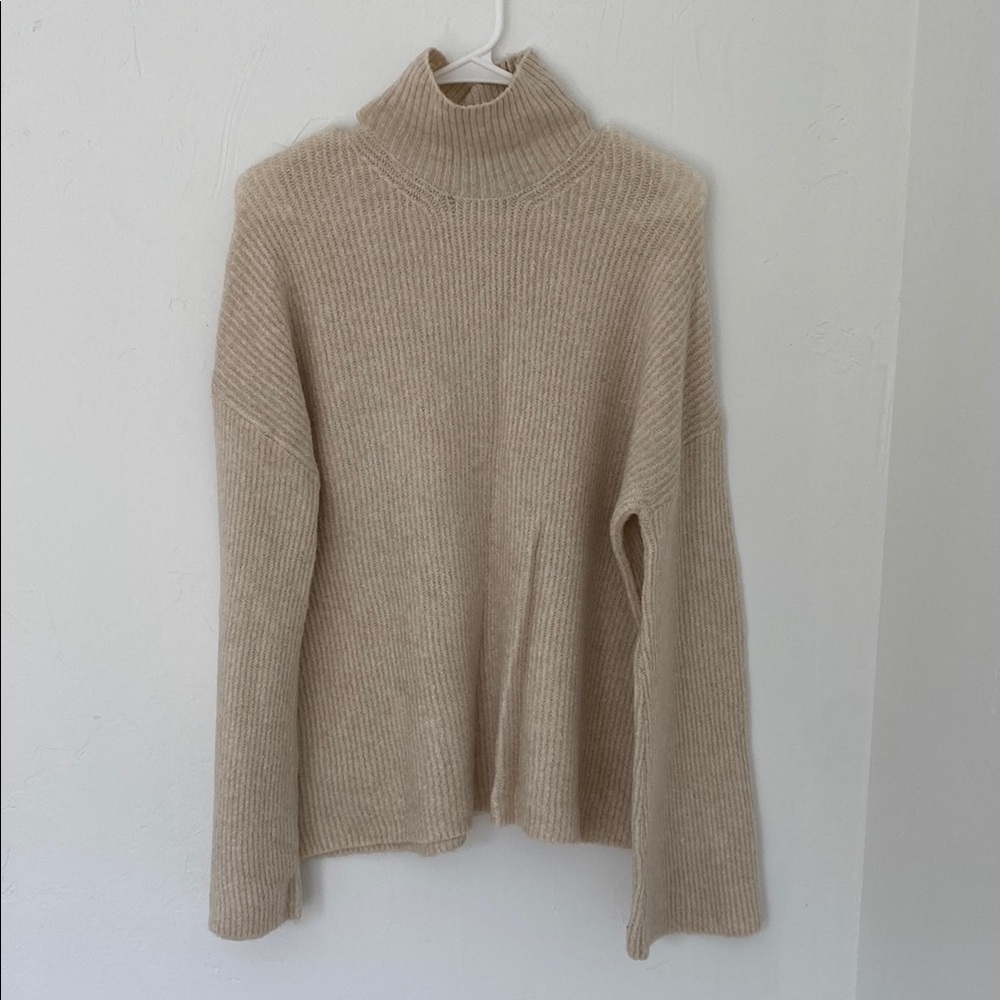 French Connection Cream Cowl Neck Sweater